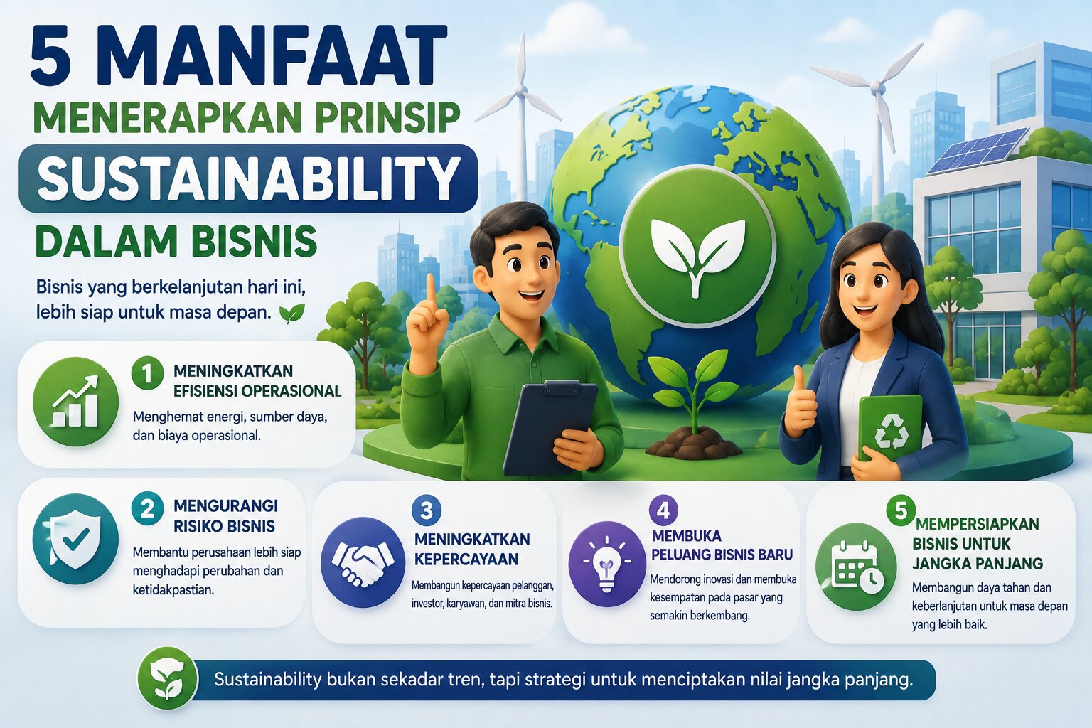5 Manfaat Menerapkan Prinsip Sustainability dalam Bisnis