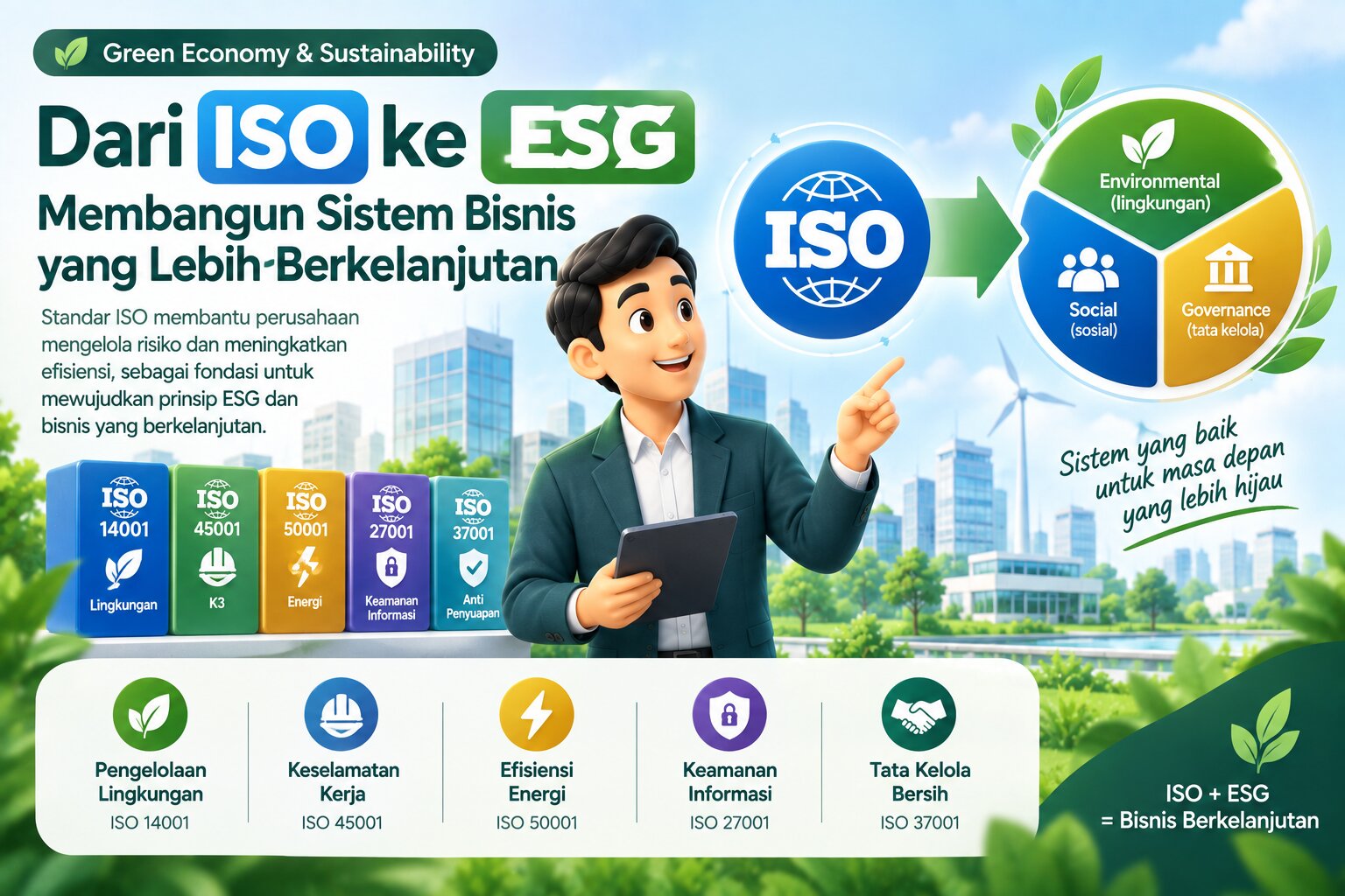 Dari ISO ke ESG: Membangun Sistem Bisnis yang Lebih Berkelanjutan